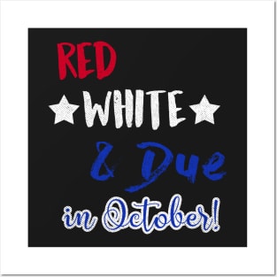 Red White and Due in October Posters and Art